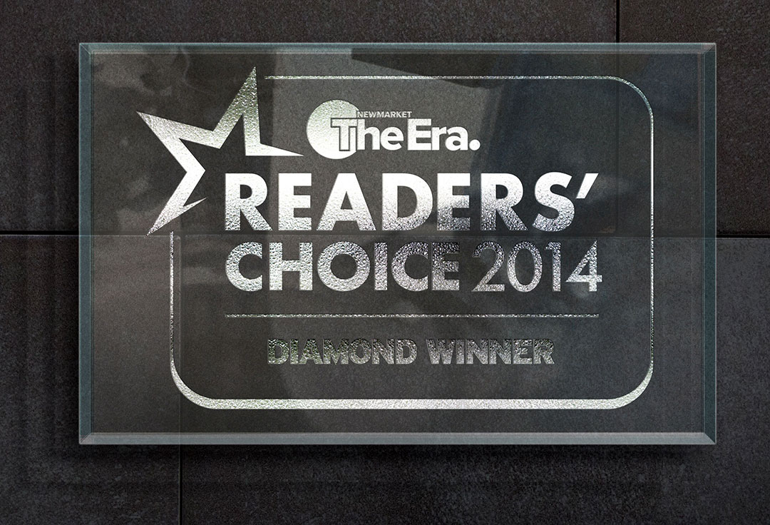 2014 Readers Choice Plaque